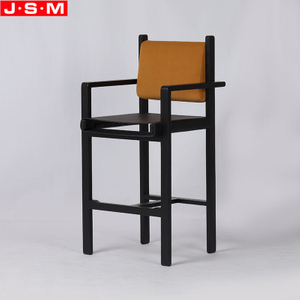 Modern High Chair Bar Stool Restaurant Bar Stool Chair With Seat In Hard Pu