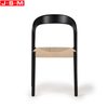 Modern Cheap Wood Chair High Quality Dining Chair Rope Woven Seat And Solid Wood Restaurant Chair