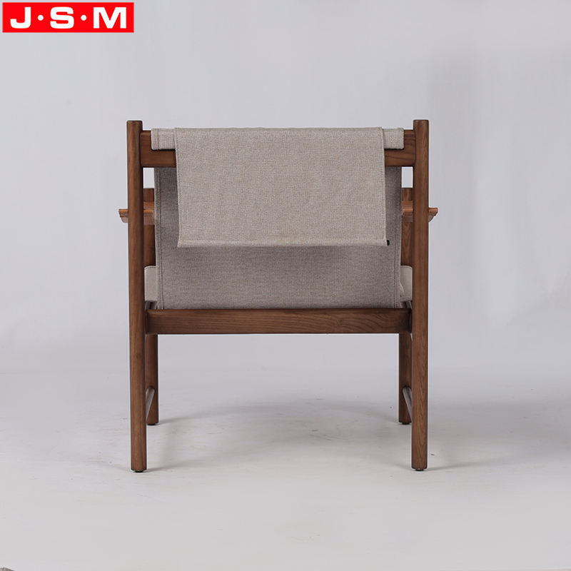 Modern Creative Designed Fabric Pu Belt Arm Leisure Armchair For Camping
