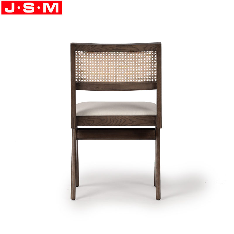 Wood And Fabric Dining Chair