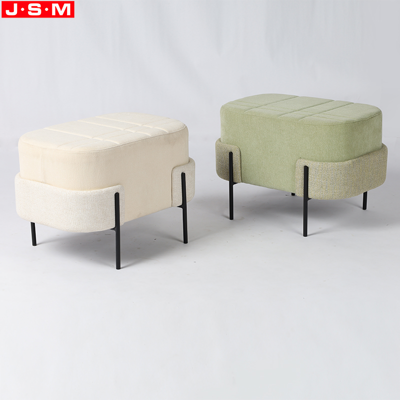 Oval Ottoman Stool