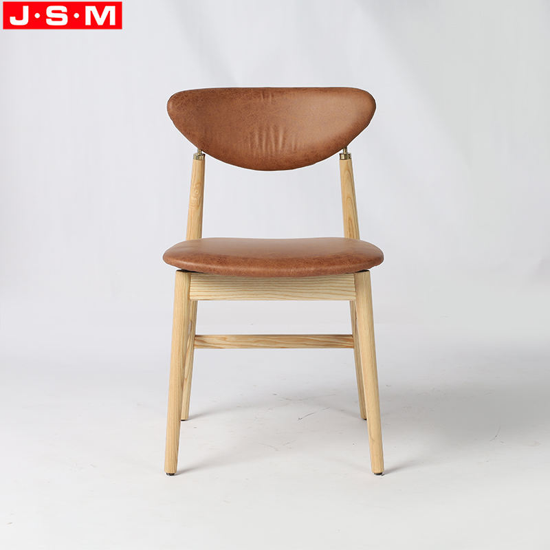 Chinese Style Cushion Back Restaurant Living Room Wooden Dining Chairs