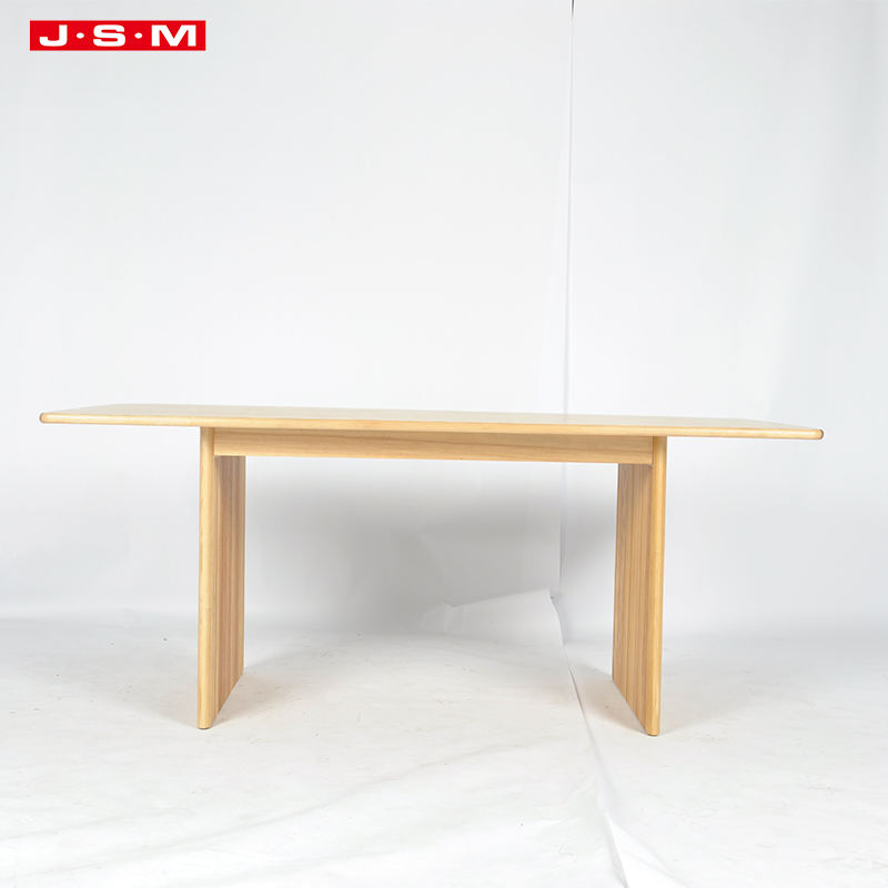 Mid Century Furniture Farmhouse Outdoor Dining Room Wooden Dining Table For Kitchen