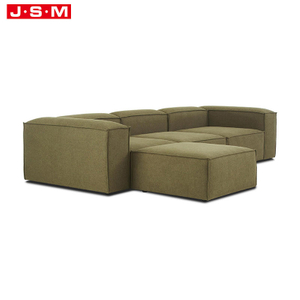 Contemporary Royal Fabric Wooden Living Room Sofa Foam Fabric Lounge Sectional Furniture Sofa