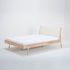 Luxury Modern Hotel Furniture Foam And Fabric Headboard Wooden Reclining Bed