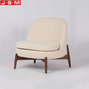 New Design Home Furniture Armchair Leisure Lounge Chair With Wood Leg