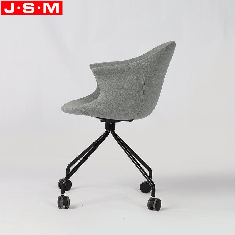 Fabric Seat Rotatable Powder Coating Metal Base Office Furniture Office Chair