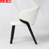 New Design Fabric Wooden Legs Dining Room Dinning Chair With Cushion Seat