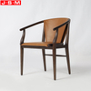 Home Furniture Vintage Cushion Seat Wooden Dining Chair For Living Room Hotel