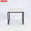 Luxury Artificial Vintage Stone Top Office Coffee Metal Base Coffee Table Set For Hotel