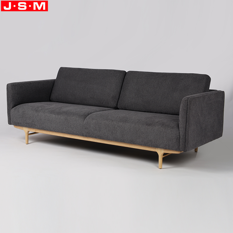 Modern Style Wooden Fabric Sectional Sofa