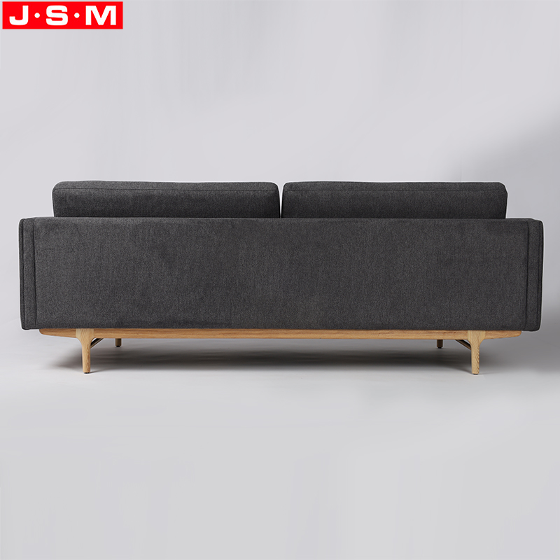 Modern Style Wooden Fabric Sectional Sofa