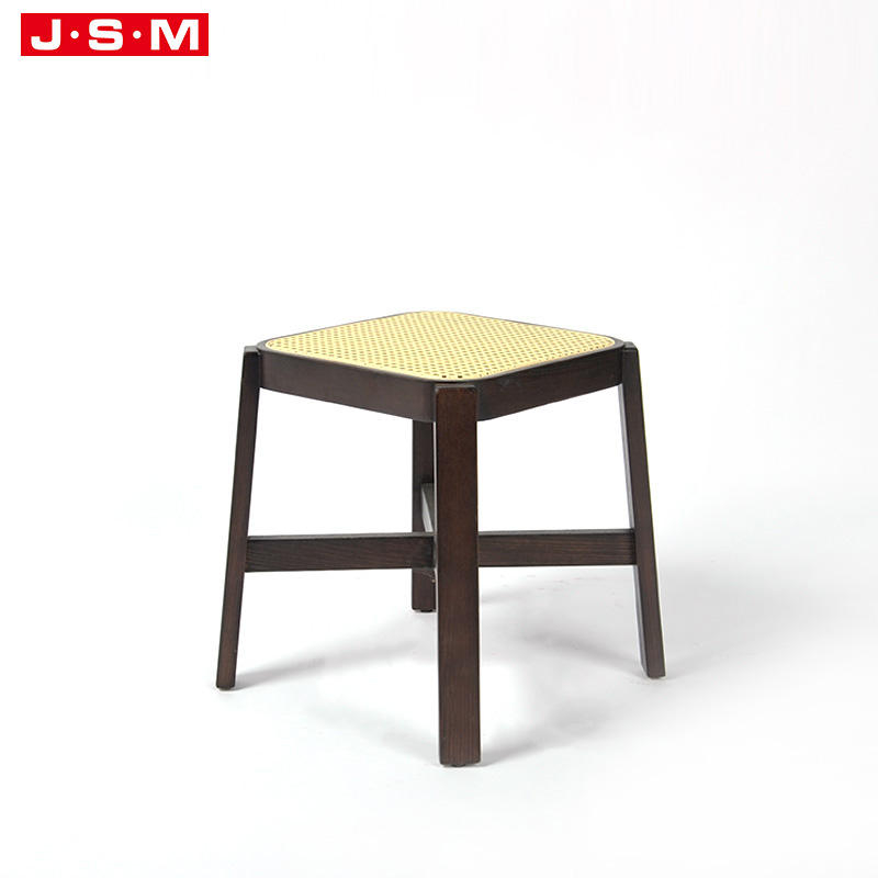 High QualityUpholstered Solid Wood Leg Armless Furniture Low Chair Bar Stool