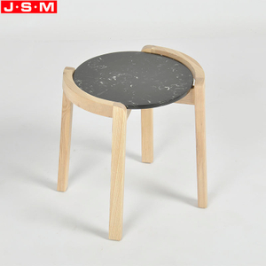 Wooden Living Room Rock Slab Table Top Small Coffee Round Tea Table