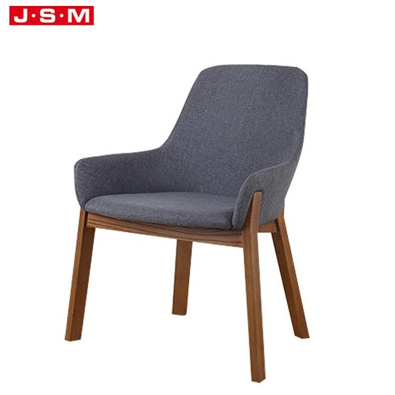 Nordic Style Wooden Frame Terrace Armchair For Bedroom Living Room