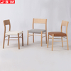 Paper Sting Woven Back Chair Ash Wood Cafe Restaurant Dining Chairs