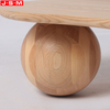 New Style Living Room Tea Table Irregular Mesa Table Wooden Base Tea Table