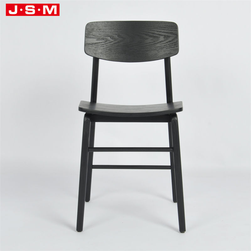 Nordic Wooden Black Outdoor Restaurant Dinning Room Dining Chairs