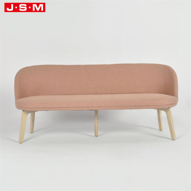 Nordic Modern European Style Five Star L Shape Armchair Furniture Velvet Wooden Leather Sofa