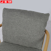 Fabric Single Cushion Seat And Back Recliner Arm Armchair For Living Room