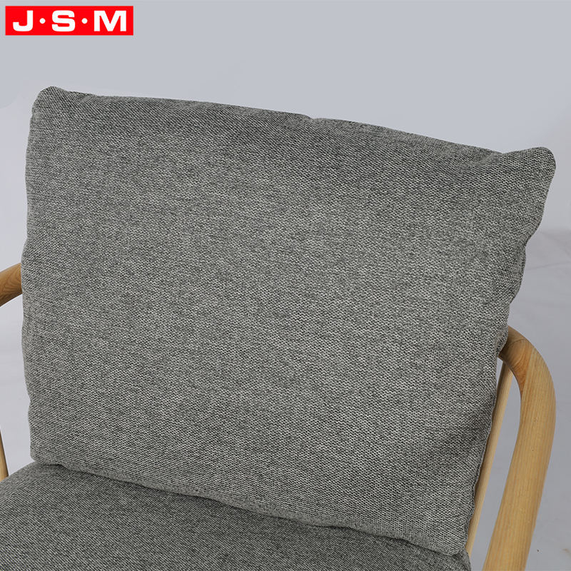 Fabric Single Cushion Seat And Back Recliner Arm Armchair For Living Room