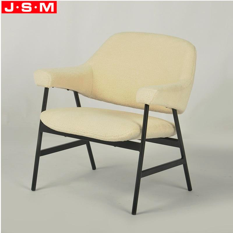 Modern Wooden Frame Upholstered Armchair Lounge Leisure Chairs For Home