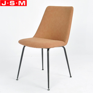 Nordic Style Office Chair Modern Cushion Seat Aluminum Alloy Base Chair