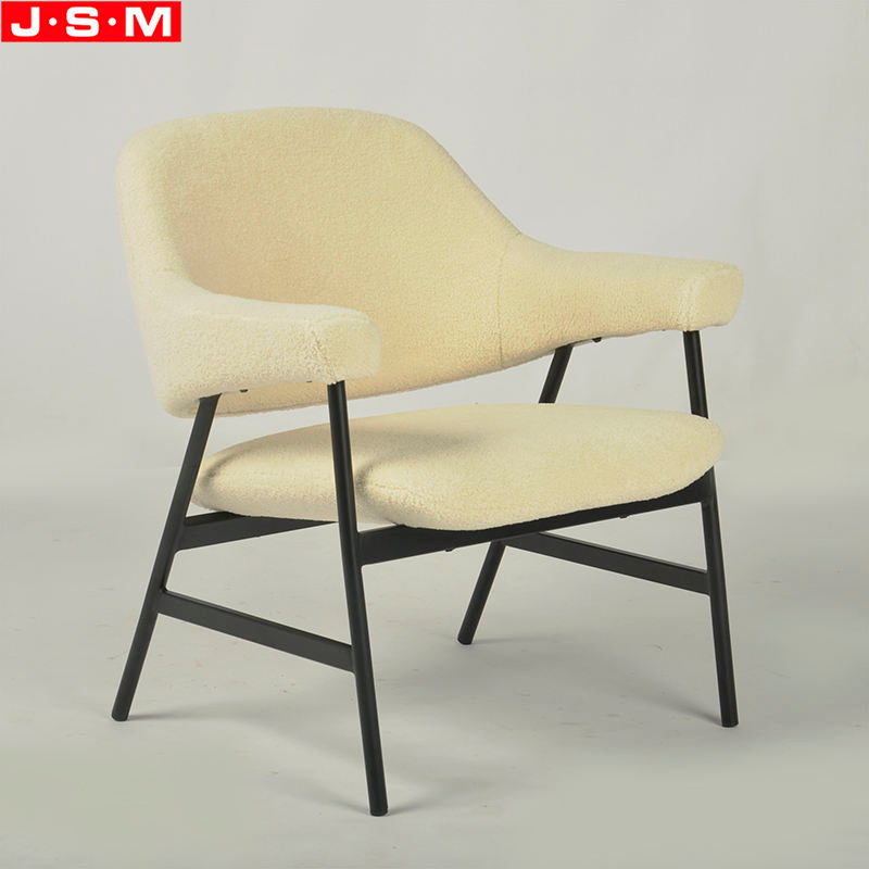 Hot Sale Living Room Furniture Indoor Chair Household Metal Frame Armchair