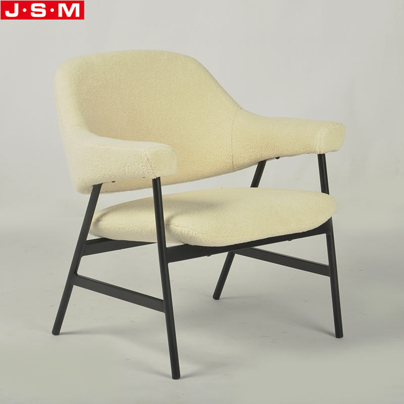 Hot Sale Living Room Furniture Indoor Chair Household Metal Frame Armchair