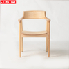 Home Furniture Custom Dining Room Linen Woven Chair Ash Timber Frame Restaurant Chair