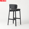 Hot Sale No Stackable Comfortable Fashion Stool Ash Timber Base High Stool For Home Office Bar