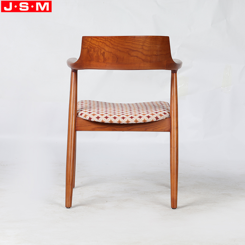 Hot Sell Ash Wood Dining Chair Ash Timber Frame Cross Back Wedding Dining Chair