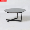 Ceramic Top Room Living Room Outdoor Small Black Wooden Square Coffee Table