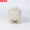 Modern Home Stool Ottoman Seat Footrest Luxury Living Room Furniture Home Fully Fabric Stool Ottoman