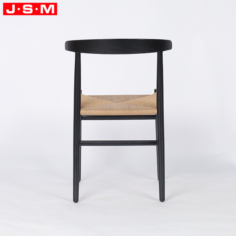 black chair dining table
