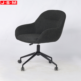 Modern Dining Chair China Chair Office Mesh Office Chair With Four Wheel Molded Foam with Fabric Iron Feet with Wheels