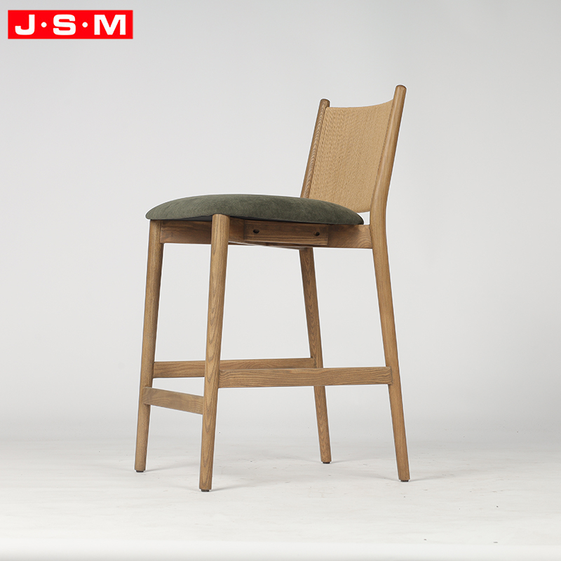 Sillas Para bar Wooden Kitchen Stool Seat 66 cm High Stool Nordic Comfortable bar Chairs for Kitchen