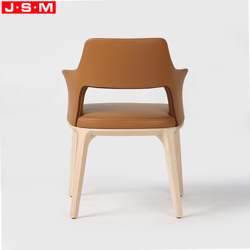 High Quality Nordic Meeting Room Wood Dining Arm Chair Dining Side Chairs
