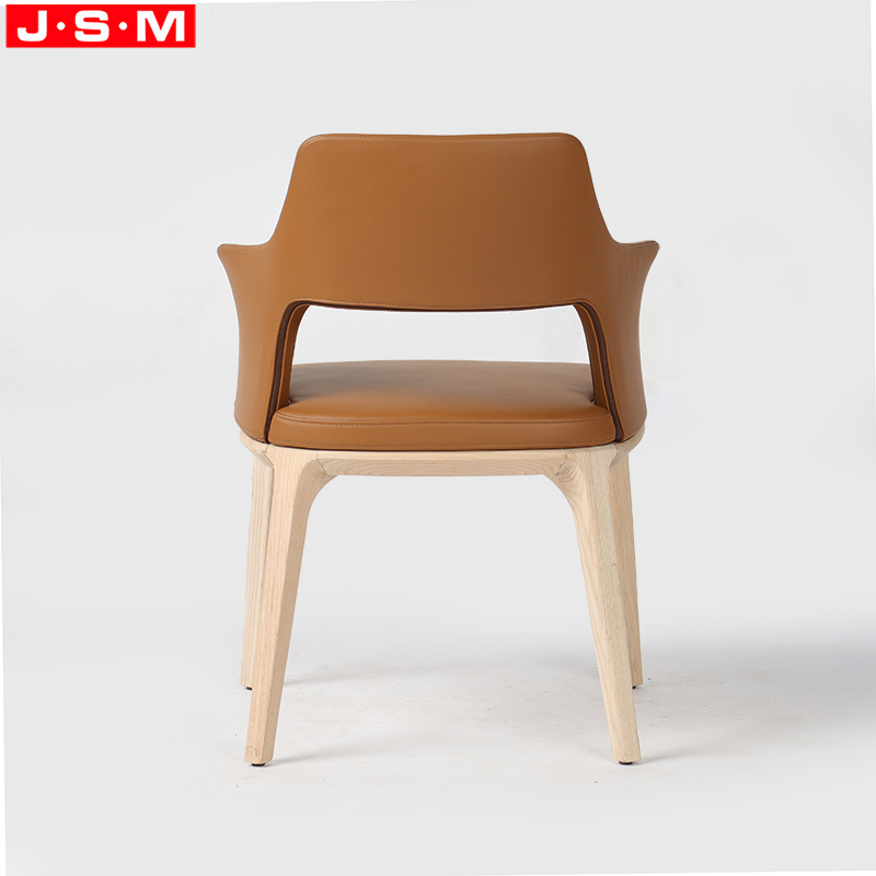 High Quality Nordic Meeting Room Wood Dining Arm Chair Dining Side Chairs