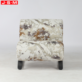 Luxury Modern Cushion Seat Accent Chair for Living Room Modular Wooden Leisure Chairs for Apartment and Villa Interior Design
