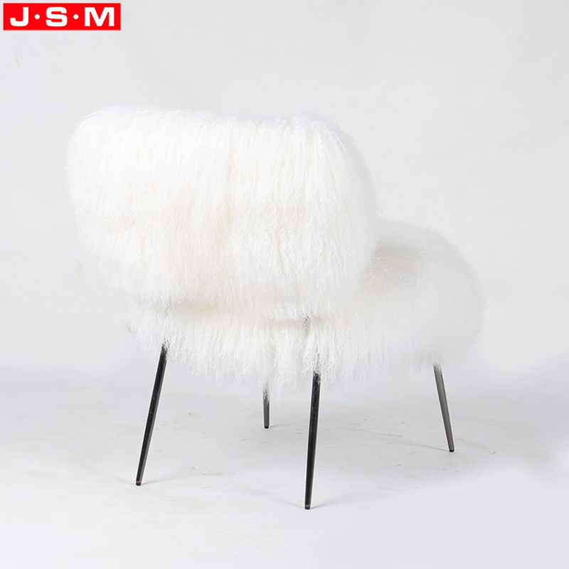 Armchair Living Room Single Seat Furniture Plastic Rattan Ash Timber Base Outdoor Molded Foam with Fabric