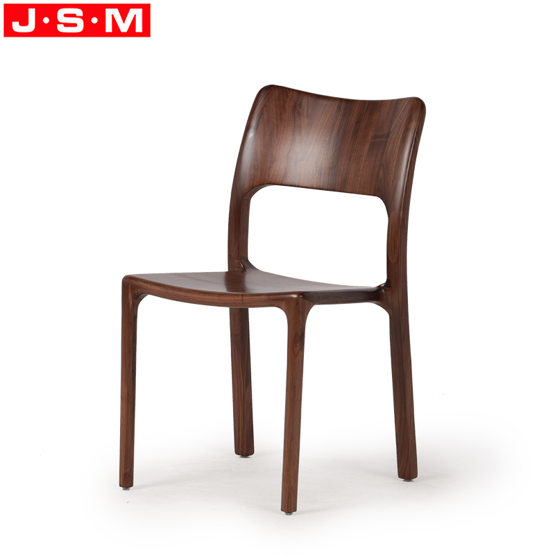 American walnut Upholstered Luxury Living Room Furniture Leisure Dining Chair