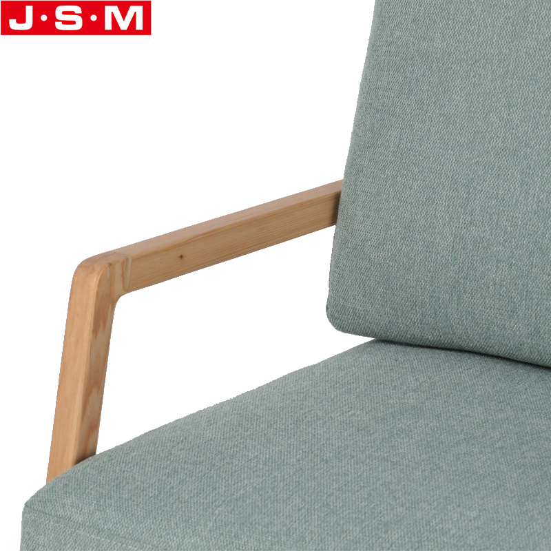 American ash frame Single Sitting Room Arm Chair Living Room fabric or PU upholstery