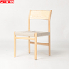 Hot Selling Leather Seat Dining Chair Ash Timber Base Dining Chair For Dining Room