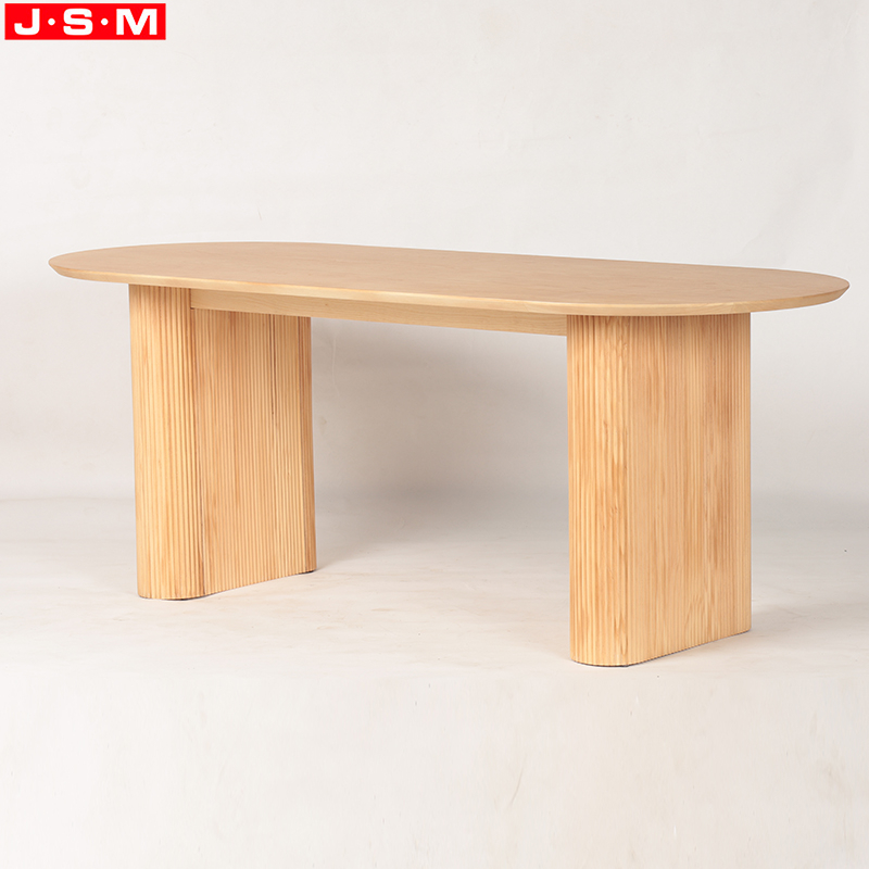 Best Selling New Design Home Furniture Ash Timber Base Dining Table For Dining Room
