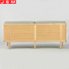Home Household Modern Sectional Plastic Rattan Back Sofa Set Living Room Sofa