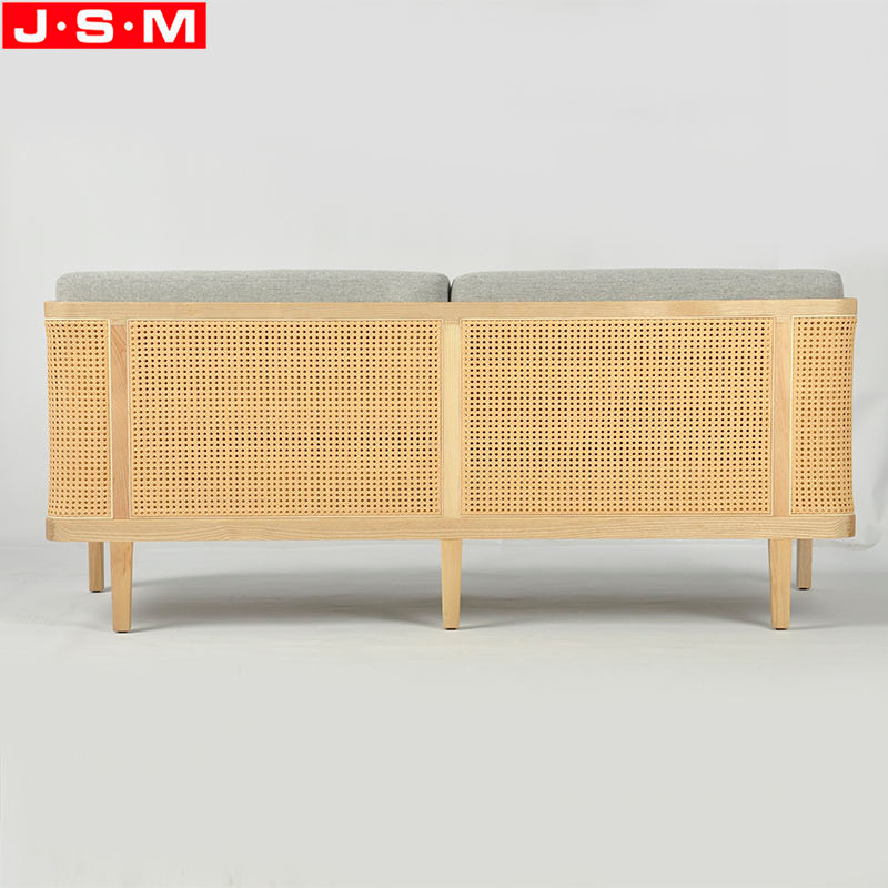 Home Household Modern Sectional Plastic Rattan Back Sofa Set Living Room Sofa