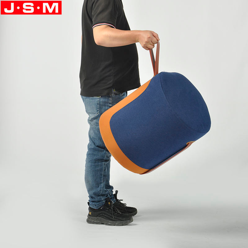 Handy Portable Stool Modern Living Room Seating Small Upholstered Ottoman Stool