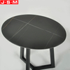 Contemporary Rock Slab Table Top Wooden Round Living Room Outdoor Coffee Tables