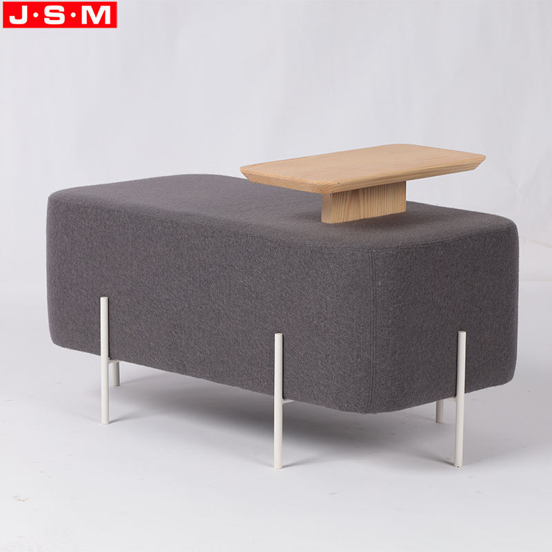 New Style Nordic Modern Living Room Table Wooden Base Metal Tea Table